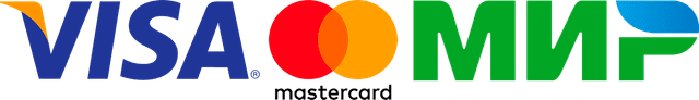 МИР, VISA, Mastercard